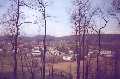 il panorama dalla roccia 2 di Truc Monsagnasco